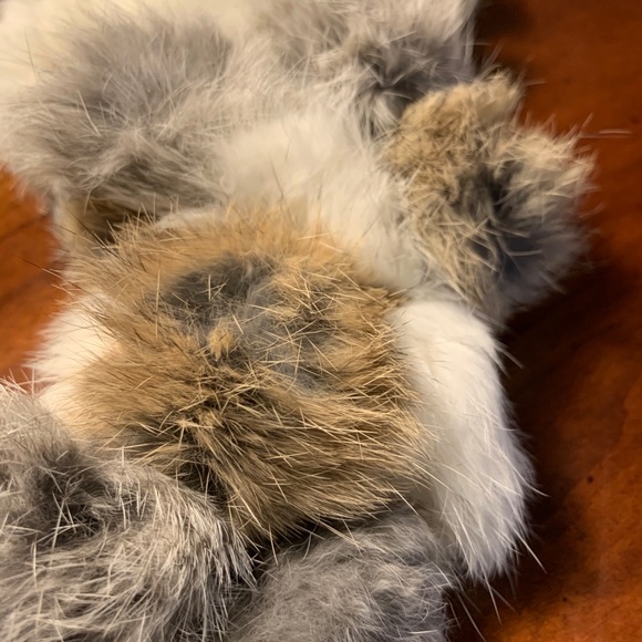 Infinity Scarf Genuine Rabbit Fur - La Fiorentina - Picture 4 of 4